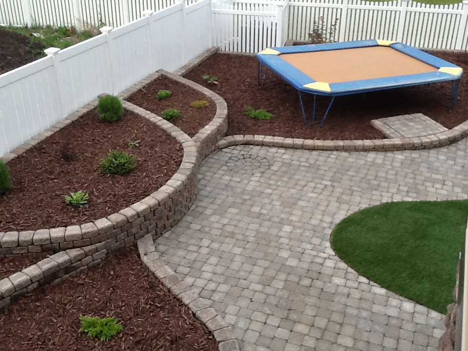 landscaping warman legends landscaping from scratch brick pathway ...